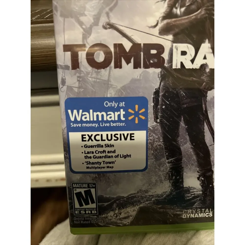 Tomb Raider Microsoft Xbox 360 Walmart Exclusive 2004